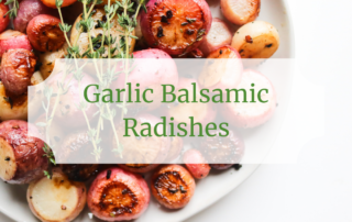 garlic balsamic radishes cover