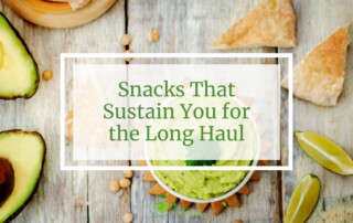 Snacks That Sustain You for the Long Haul hummus avocado